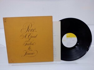 Poco (3)「A Good Feelin' To Know」LP（12インチ）/Epic(ECPL-65)/洋楽ロック