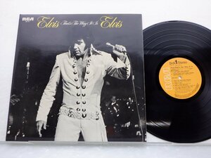 Elvis Presley「Elvis - That's The Way It Is」LP（12インチ）/RCA(SX-61)/Rock