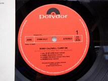 Bobby Caldwell「Carry On」LP（12インチ）/Polydor(20MM9037)/ファンクソウル_画像2
