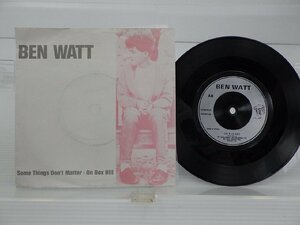 Ben Watt「Some Things Don’t Matter」EP（7インチ）/Cherry Red(Cherry 55)/洋楽ロック