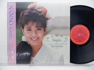 南野陽子「Nanno Singles」LP（12インチ）/CBS/SONY(28AH 5021)/ポップス