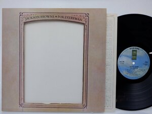 Jackson Browne「For Everyman」LP（12インチ）/Asylum Records(P-8398Y)/洋楽ロック