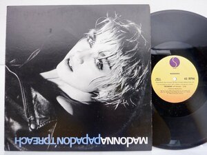 Madonna「Papa Don't Preach」LP（12インチ）/Sire(0-20492)/Electronic