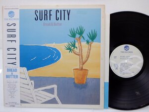 【帯付】Bread & Butter(ブレッド＆バター)「Surf City」LP（12インチ）/TDK Records(T28A-1030)/フォーク