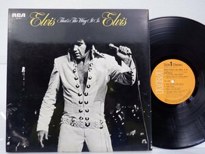 Elvis Presley「Elvis - That's The Way It Is」LP（12インチ）/RCA(SX-61)/Rock