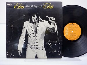 Elvis Presley「Elvis - That's The Way It Is」LP（12インチ）/RCA(SX-61)/Rock