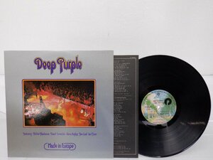 Deep Purple(ディープ・パープル)「Made In Europe」LP（12インチ）/Warner Bros. Records(P-10262W)/洋楽ロック
