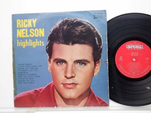 Ricky Nelson(リッキー・ネルソン)「Highlights Volume 2」SP（10インチ）/Imperial(JET-4045)/Rock