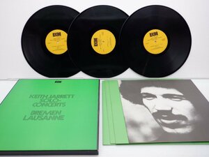 Keith Jarrett(キース・ジャレット)「Solo Concerts(ソロ・コンサート)」LP（12インチ）/ECM Records(PA-3031～3)/ジャズ
