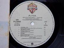 a-ha「Scoundrel Days」LP（12インチ）/Warner Bros. Records(P-13400)/洋楽ロック_画像2