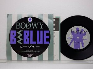Boowy「B・Blue / Working Man」EP（7インチ）/Eastworld(WTP-17896)/邦楽ロック