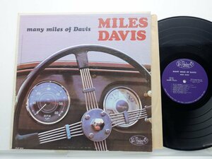 Miles Davis「Many Miles Of Davis」LP（12インチ）/Charlie Parker Records(PLP 824)/ジャズ