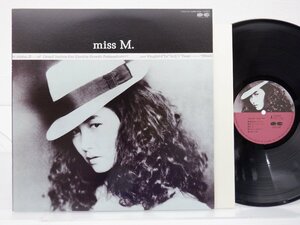 中島みゆき「Miss M.」LP（12インチ）/Aard-Vark(C28A0450)/邦楽ポップス