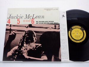 Jackie McLean(ジャッキー・マクリーン)「4 5 And 6」LP（12インチ）/Prestige(VIJ-246)/ジャズ