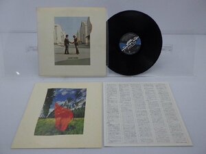 Pink Floyd(ピンク・フロイド)「Wish You Were Here(炎 あなたがここにいてほしい)」LP（12インチ）/CBS/SONY(SOPO100)/洋楽ロック