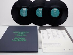 Keith Jarrett(キース・ジャレット)「Solo Concerts: Bremen / Lausanne」LP（12インチ）/ECM Records(ECM 1035-37 ST)/Jazz