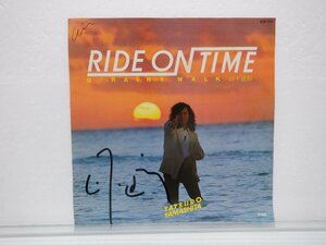 【直筆サイン入り】山下達郎「Ride On Time(ライド・オン・タイム)」EP（7インチ）/Air Records(AIR-503)/シティポップ
