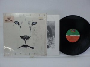 【US盤】White Lion(ホワイト・ライオン)「Pride」LP（12インチ）/Atlantic(7 81768-1)/Rock