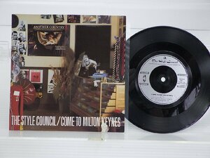 The Style Council「Come To Milton Keynes」EP（7インチ）/Polydor(TSCG 9)/洋楽ポップス