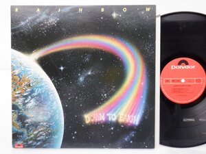 Rainbow( Rainbow )[Down To Earth( down *tu* earth )]LP(12 -inch )/Polydor(MPF 1256)/ western-style music lock 