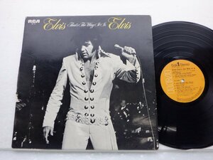 Elvis Presley「Elvis - That's The Way It Is」LP（12インチ）/RCA(SX-61)/Rock