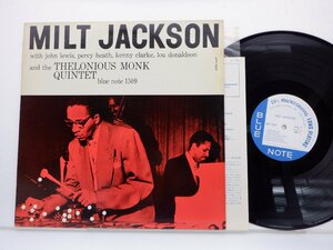 Milt Jackson「With John Lewis Percy Heath Kenny Clarke Lou Donaldson And The Thelonious Monk 5tet」LP/Blue Note(BLP 1509)/Jazz