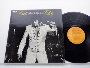 Elvis Presley「Elvis - That's The Way It Is」LP（12インチ）/RCA(SX-61)/Rock