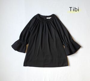 Tibi ベルスリーブプルオーバー トップス ブラック