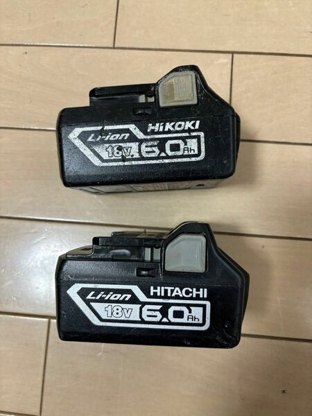 日立工機 HITACHI バッテリー BSL1860 2個