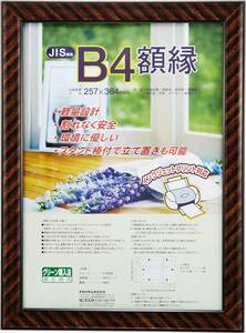 ナカバヤシ 額縁 賞状 金ラック(樹脂製) JIS B4判 フ-KWP-16 N