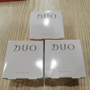 未使用 DUO デュオザリペアバーa　枠練り洗顔石鹸70g×3 石鹸 洗顔