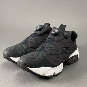 Ae8《美品》Reebok リーボック INSTA PUMP FURY インスタポンプフューリー スニーカー 24cm ブラック レディース 女性用 