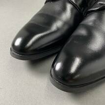 Ee14 RESPECTNERO リスペクトネロ ビジネスシューズ レザーシューズ プレーントゥ 革靴 ブラック 25.0cm メンズ 紳士靴_画像5