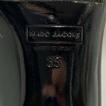 Ae14 イタリア製 MARC JACOBS マークジェイコブス ヒールパンプス レザーパンプス 35 22cm相当 グリーン系 レディース 女性用 革靴_画像8