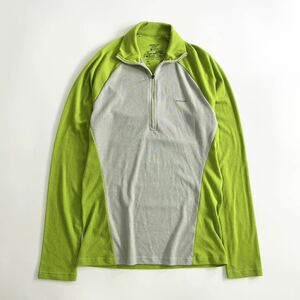 Me14 patagonia パタゴニア CAPILENE2 ハーフジップ 長袖ニット アウトドアシャツ Sサイズ ポリエステル100 バイカラー メンズ 紳士服