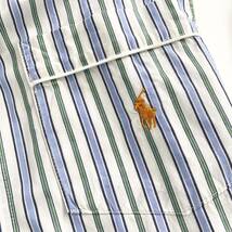 Ge18 POLO by Ralph Lauren ポロラルフローレン ルームウェア パジャマ 半袖シャツ/イージーパンツ ストライプ ポニー刺繍 メンズ 紳士服_画像8