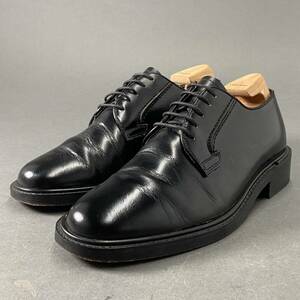 Ae21 REGAL リーガル ビジネスシューズ 革靴 ドレスシューズ プレーントゥ 24.5cm EEE 幅広 メンズ 男性用 紳士靴 ブラック