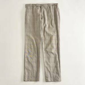 Ce22 INCOTEX selected by slowear INCOTEX check pants slacks .. pattern casual pants cotton 100% 50 L men's for man 