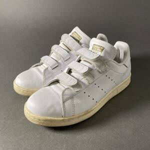 Ae23 adidas stansmith CF アディダス スタンスミス コンフォート ベルクロ ローカットスニーカー シューズ ベルト 白 金 23 cm AQ5358