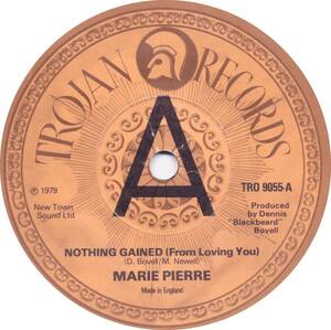 Marie Pierre☆Nothing Gained (From Loving You)/Can't Go Through (With Life)☆7"☆Lovers