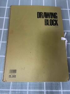 DRAWING BLOCK F4 S84 maruman 昭和　レトロ　スケッチブック