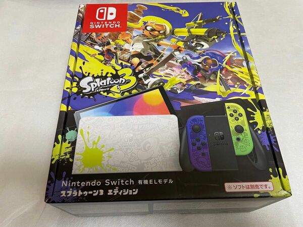 新品Nintendo Switch有機ELモデルスプラトゥーン3エディションニンテンドースイッチ本体限定