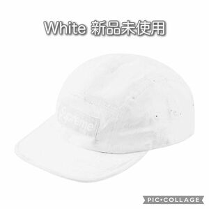 【White】Supreme x MM6 Painted Camp Cap