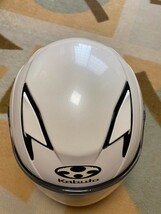ヘルメット　カブト　OGK　ジェットヘルメット　Ｌ　サイズ　白　パールホワイト_画像9
