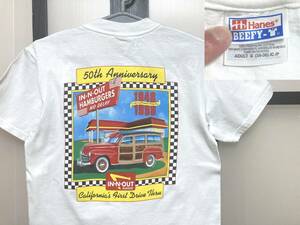 90s インアンドアウトハンバーガー 50周年記念 Tシャツ / 90年代 IN-N-OUT BURGER 50th anniversary T-Shirt 企業物