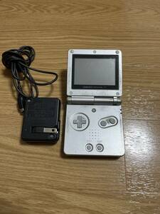  Junk Game Boy Advance SP body silver AGS-001 communication cable 