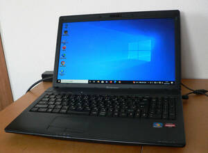 ★ 中古 / lenovo G565 AMD AthlonⅡP360 /メモリ 4GB / HDD 250GB / Windows 10 ★