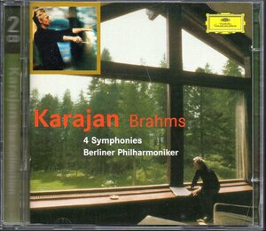 ブラームス：交響曲全集　カラヤン＝BP /86～88, 77, 78年 （DG＊474263・2CD）