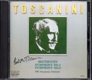 ベートーヴェン：交響曲第4，8番　トスカニーニ＝NBCso （R32C1016）