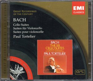 バッハ：無伴奏チェロ組曲全曲　トルトゥリエ(vc) /82年 （EMI＊562879・2CD）